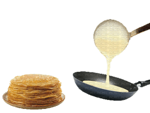 Gif animé Chandeleur crêpes cuisinées